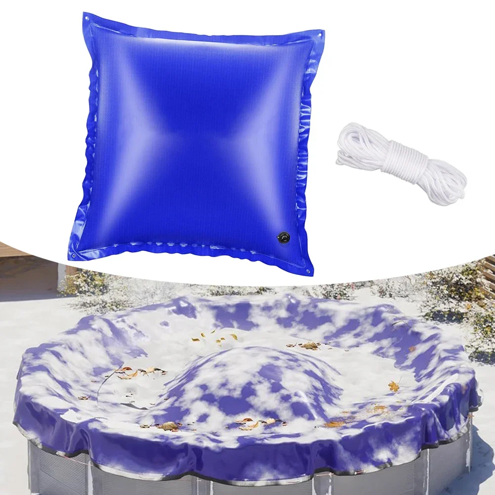 Square Winter Pool Cushion 122x122cm PVC Blue Winter Cushion Pillows Frost Protection Swimming Pool Accessory