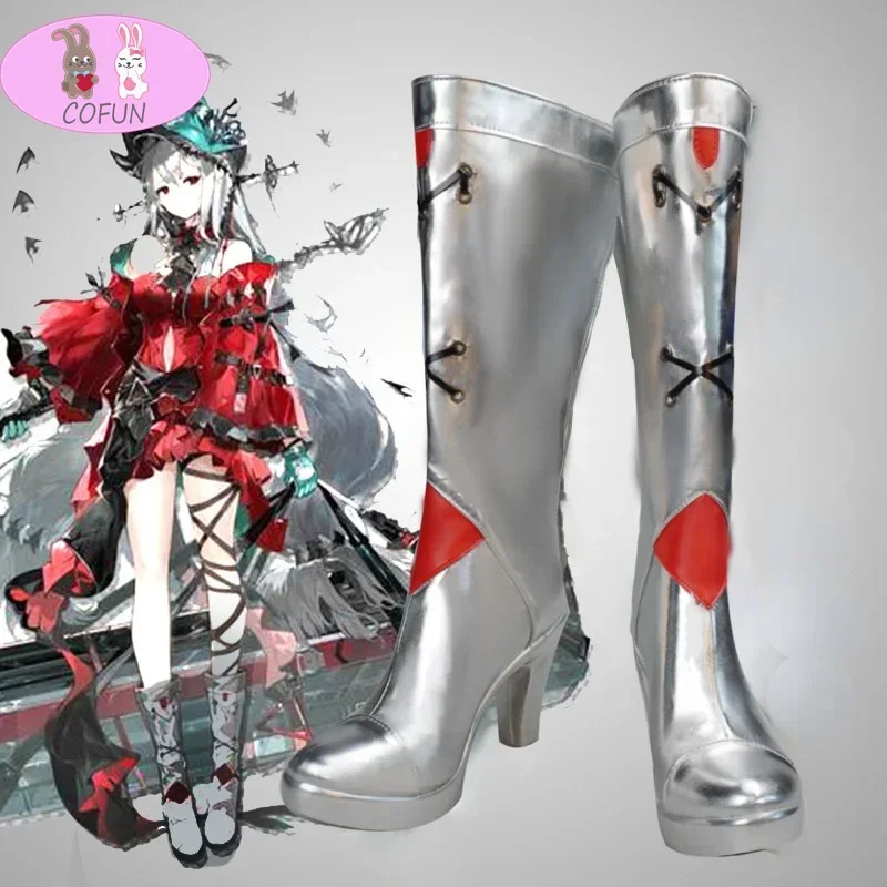 

Arknights Skadi the Corrupting Heart Обувь для косплея Сапоги Хэллоуин Косплей Костюм Аксессуары Реквизит