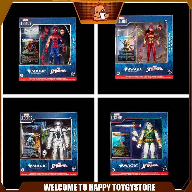 

New Mary Jane Watson/Agent Anti-Venom/Man-Wolf/Spider-Man Anime Model Ornament Collectible Action Figure Model Gifts Toys