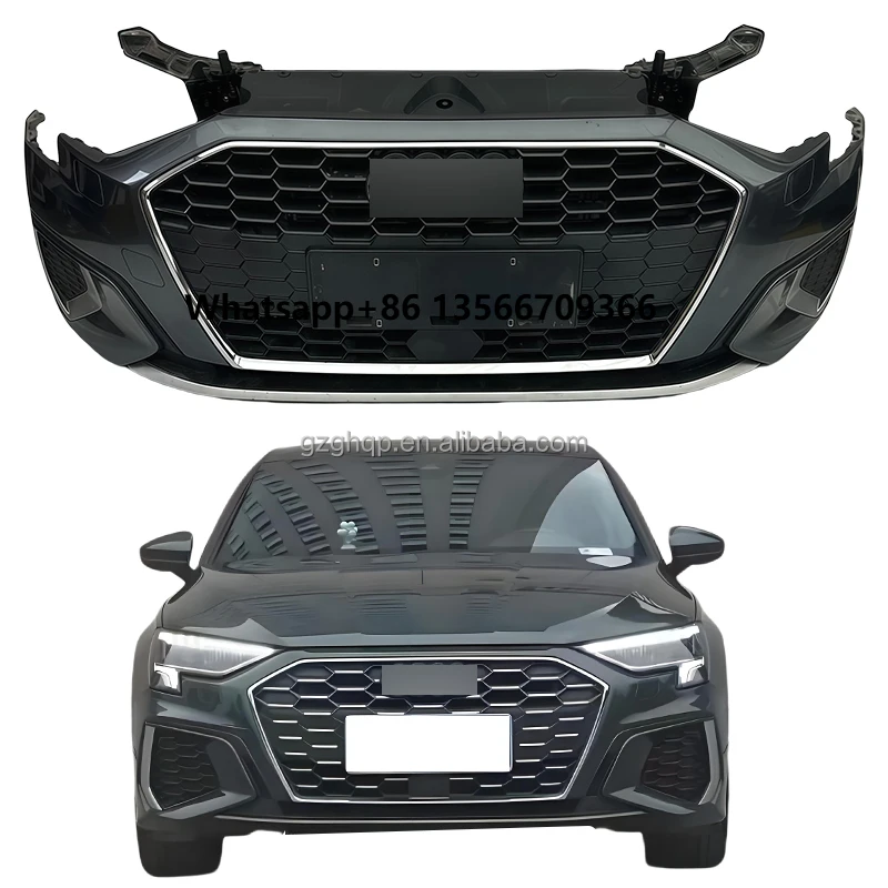 

High Quality Original Car Front Bumper Assembly Body Kit Suitable for Audi A3L Bumper 2021-2024