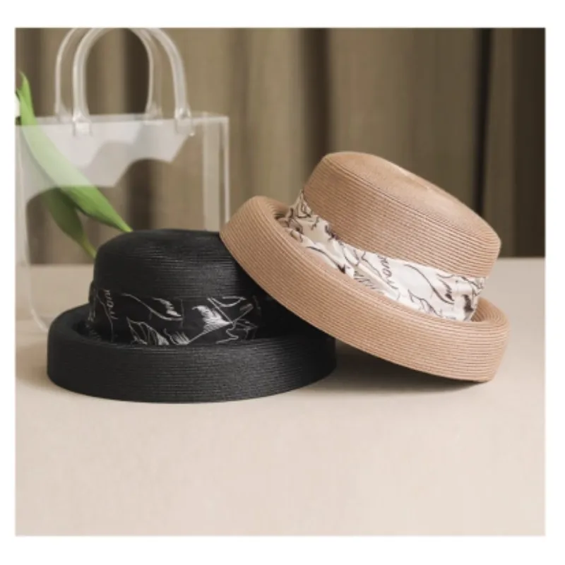 

New Arrival Sun Beach Hat Female Summer Sun Cap Foldable Travel Straw Hat Students Travel Folding Hat Girls Travel Hat B-7842