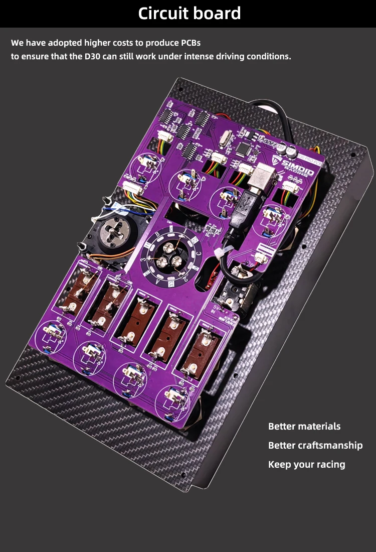 SIMDID-D30 صندوق أزرار Simracing-SIMAGIC MOZA FANATEC SIMCUBE يمكن تركيبه