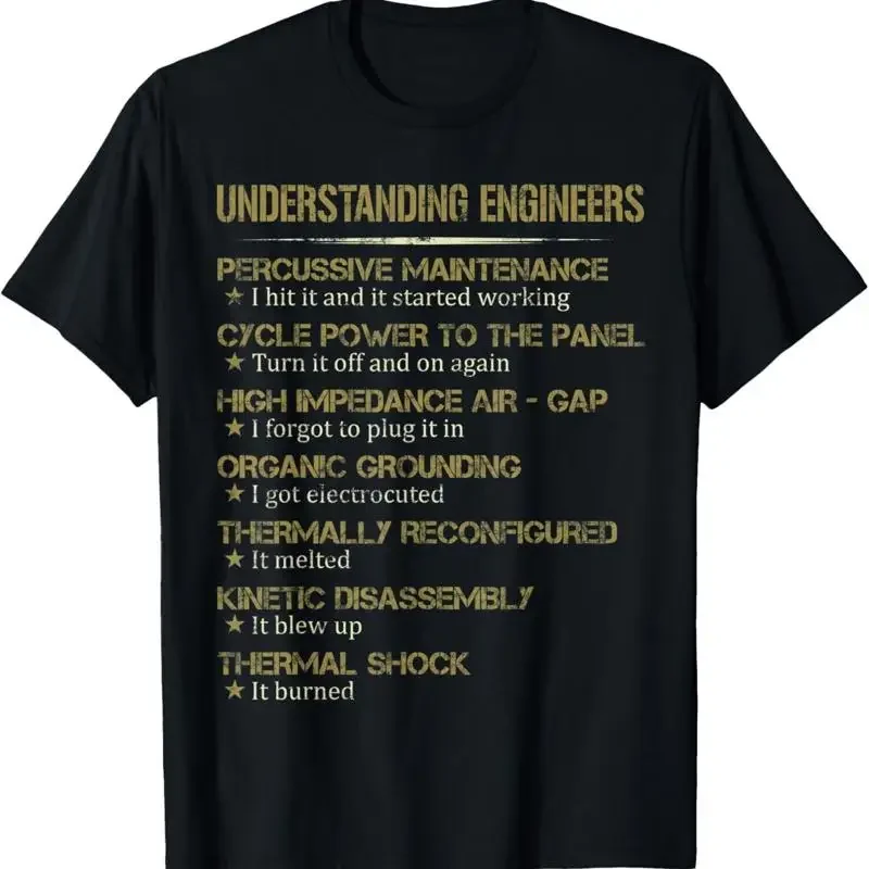 Understanding Engineers Funny T Shirt