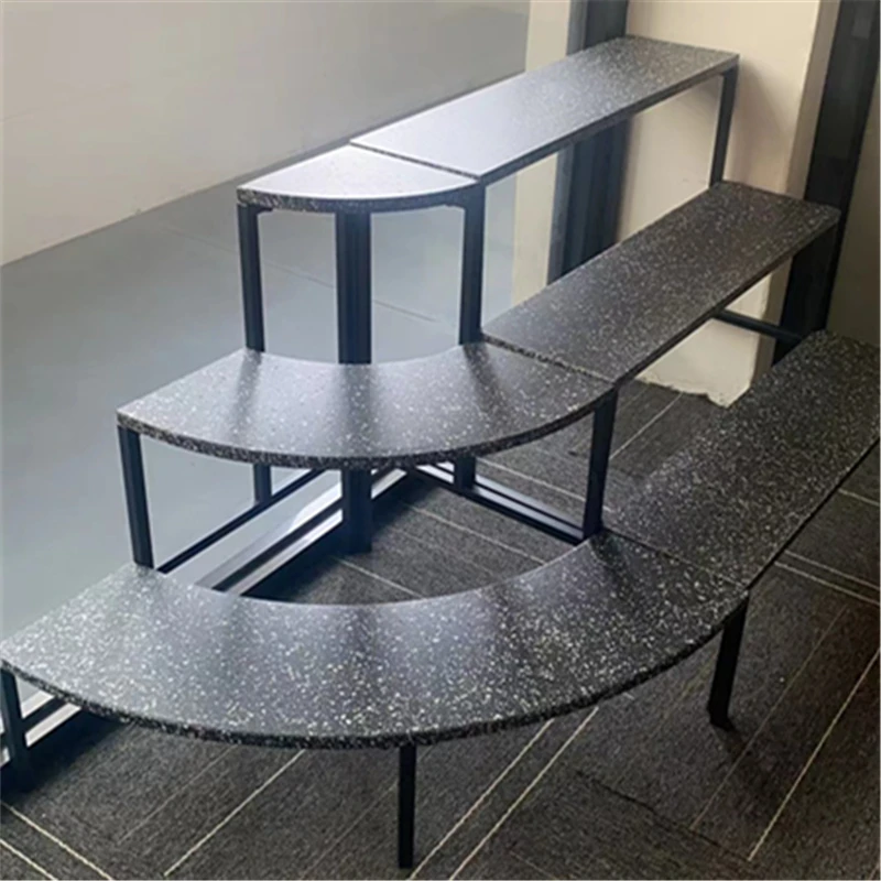 

Flower stand shelf Balcony wrought iron multi-layer succulent special stepped outdoor courtyard corner wall flower pot shelf