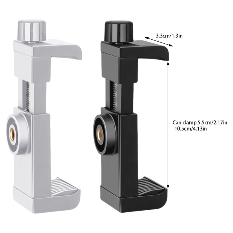 Camera Support Clip with 1/4inch Thread Camera Holder for Desk and Shelf Mounting Fit Most Devices