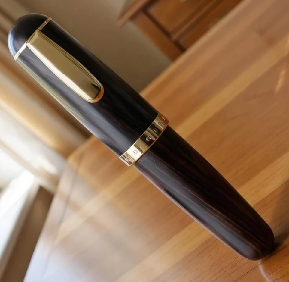 

MAJOHN Q1 карманная деревянная авторучка, короткая милая перо EF F, портативная дорожная чернильная ручка, креативный подарок для письма