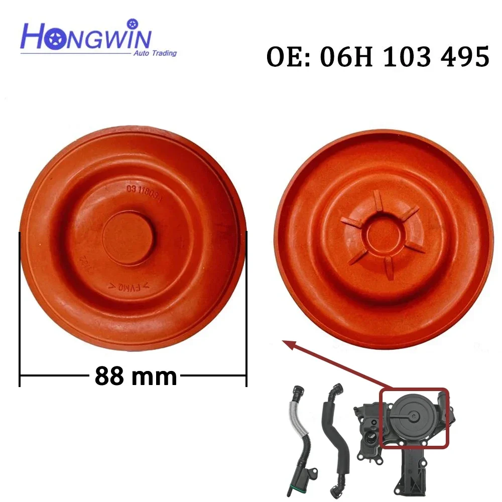 Ölabscheider PCV-Ventildeckelmembran für Audi A3 A4 A5 A6 Q5 TT VW CC Passat 1.8L 2.0 TSI 06H103495 06H103495A – Detail 2