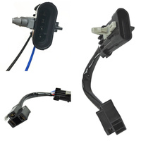 5.75'' 7 inch Motorcycle LED Headlight Adapter Harness Wiring H11 H9 Light Accessories for Dyna Fat Bob Touring Trike Dyna Switc