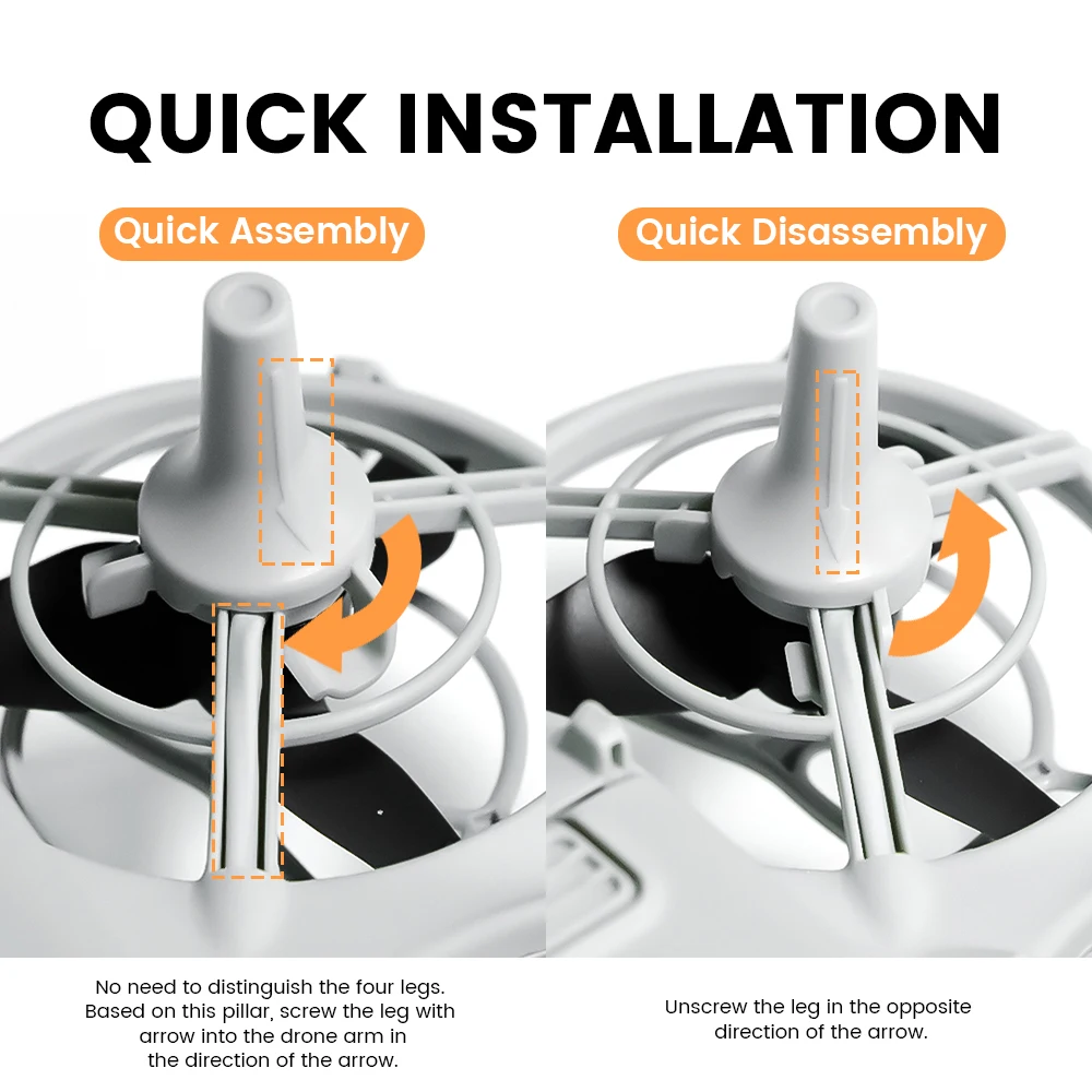 ل DJI Neo الهبوط زيادة تعزيز قوس دعم الساق حامي قدم ملحقات ترايبود ل DJI Neo الطائرة بدون طيار ملحق