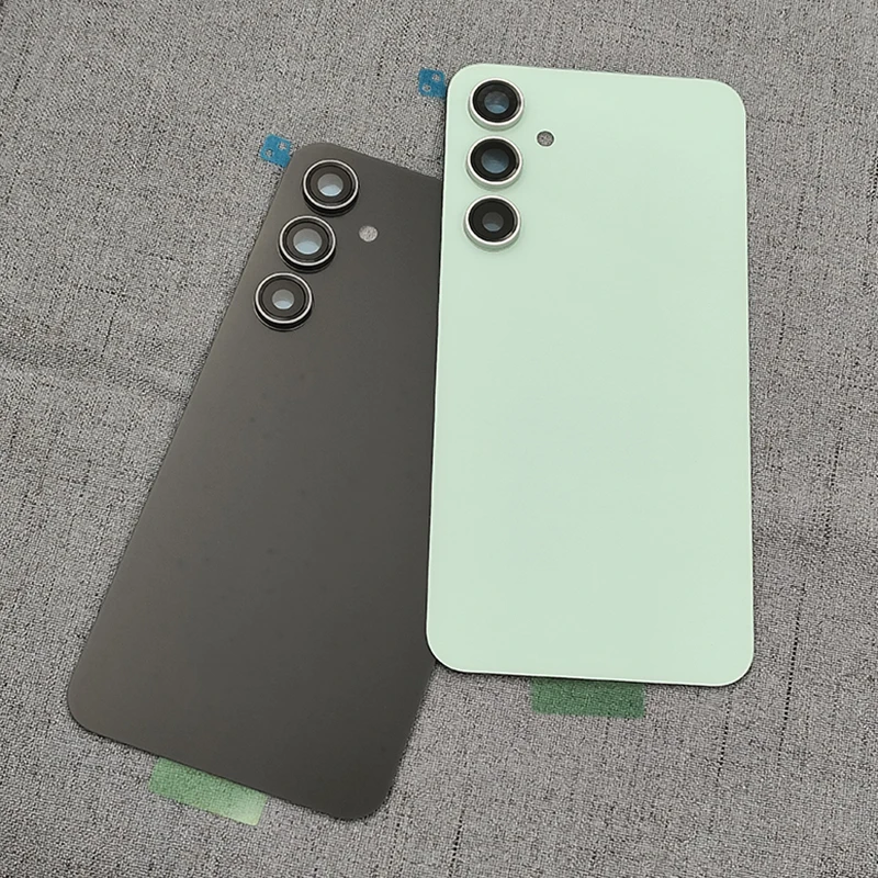 Reemplazo de vidrio trasero para Samsung S23 FE S711, cubierta de batería, panel trasero, carcasa con lente de cámara para Galaxy S23FE 2