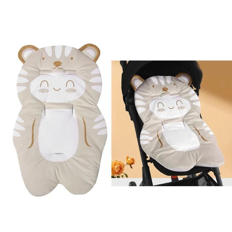 Cojín para cochecito de bebé de niña de dibujos animados, almohadilla suave y cómoda para coche infantil, alfombrilla para carrito para niños pequeños, sillas de comedor, cochecitos