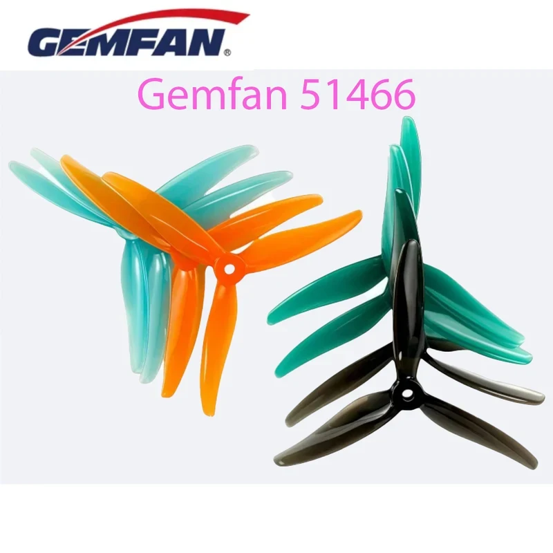 Gemfan Qianfeng 51466 V2 5 Inch 3-Blade FPV Propeller CW CCW 2 Pairs 4 Pcs 5mm Shaft For 5