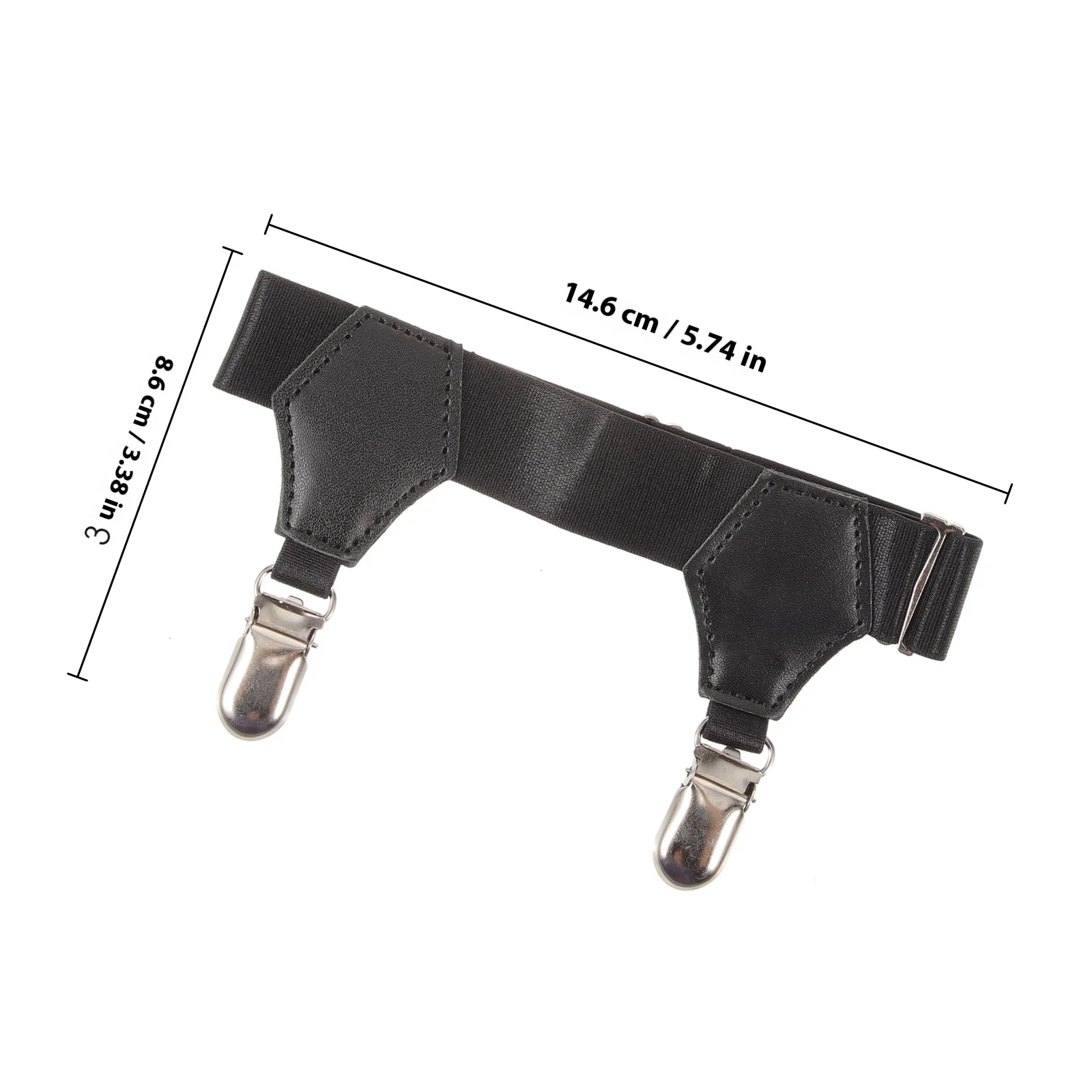 2 قطعة جورب عدم الانزلاق البقاء قابل للتعديل الرباط حزام الرجال جورب المشبك لينة مريحة متعددة الأغراض هدية حزام ثابت