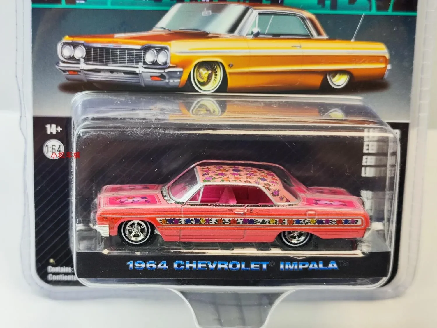 Model1:64 1964 Chevrolet Black Spotted Antelope Low Rider - Gypsy Rose Car Model