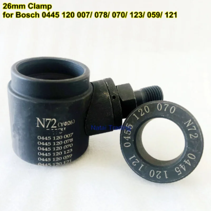 

Diesel Injector Clamp N72 for Bosch 0445120059 007 123 078 070 Common Rail Injector 26mm Adaptor Repair Tool