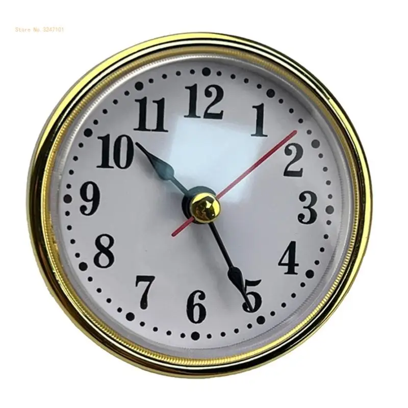 Clock QuartzsMovement Round Clock Head Insert ClassicsClock Craft for LivingRoom Dropship