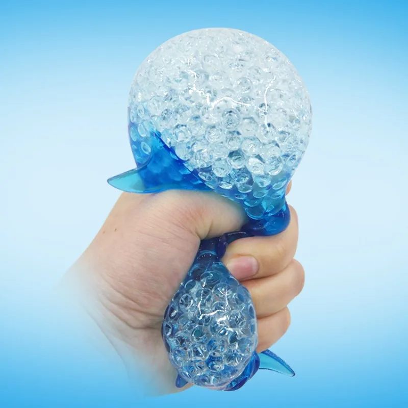 Squishy Shark Stress Balls Dolphin Squeeze Ball Stretchy Stress Squish Ball Sea Animal Squeeze Squishy Toys for Adults