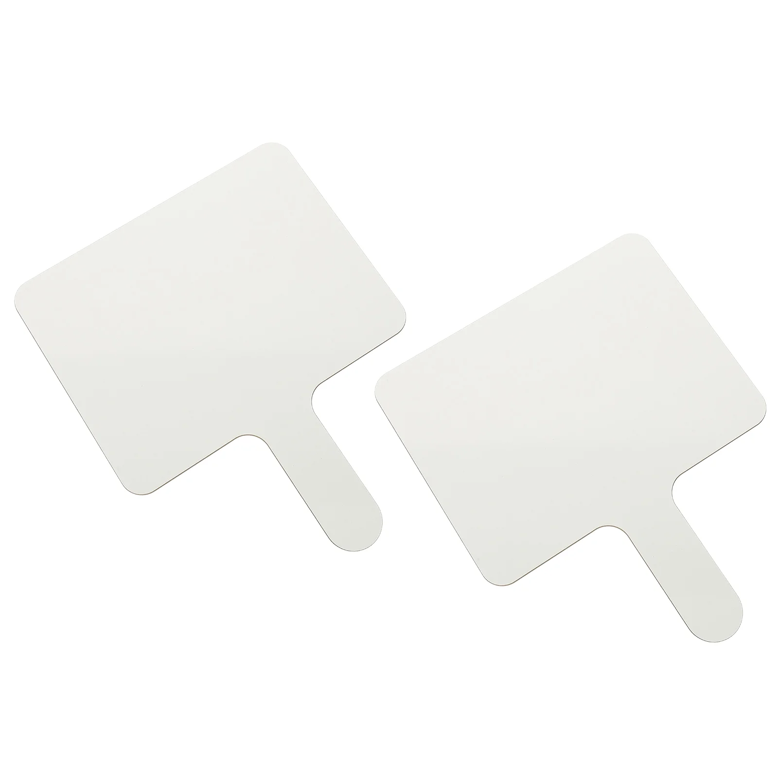

2Pcs Double sided Handheld Whiteboard Answer Blank Magnetic Writing Board for Classroom Game Kids Student Teacher Office
