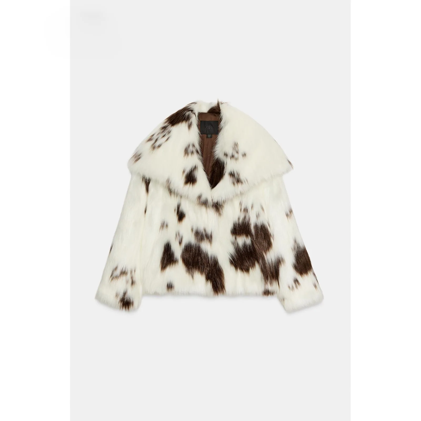 Automne hiver léopard fausse fourrure veste manteau femmes mode courte en peluche col montant lambrissé veste femme chaud élégant vêtements d'extérieur