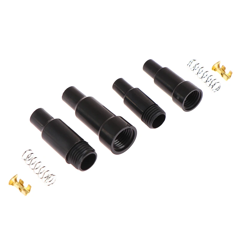 10Set Glass Tube Fuse Holder Screw Type Quick Blow Plastic Shell Male Female Spring,Crimp Terminal Safety Socket 5*20MM 6*30mm