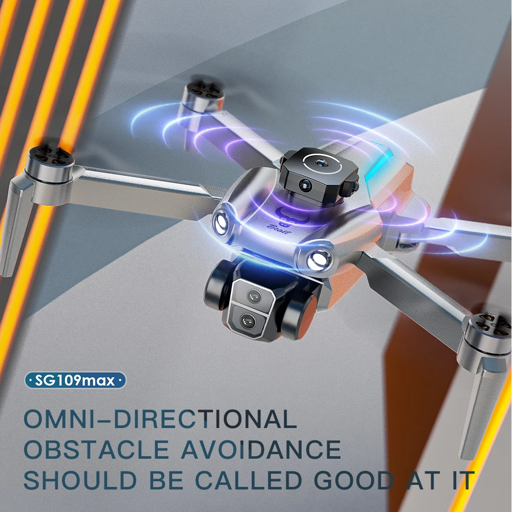 New SG109 MAX Drone GPS With Obstacle Avoidance Professional 8K HD Camera 5G WIFI FPV Video Photography Brushless Motor Drone