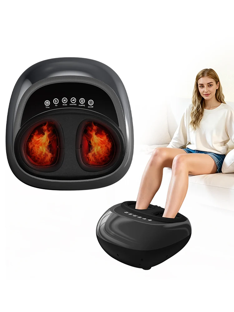 Vollständige Fußmassagemaschine Professionelles Bionisches Heiz- und Luftdruck-Fußmassagegerät Komfortables Massagegerät für Zuhause