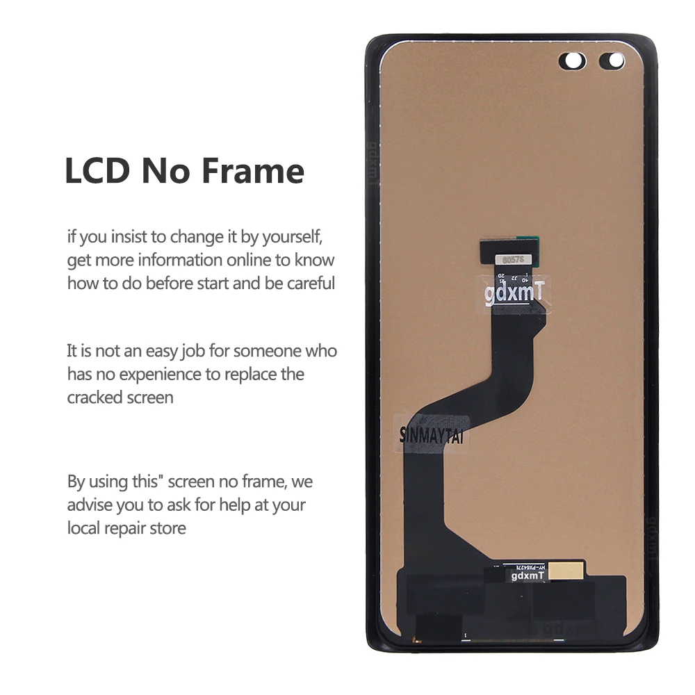 For Huawei Mate 40 Pro LCD NOH-NX9, NOH-AN00 NOH-AN01 Display Touch Screen Digitizer Assembly Mate 40 pro Display Screen