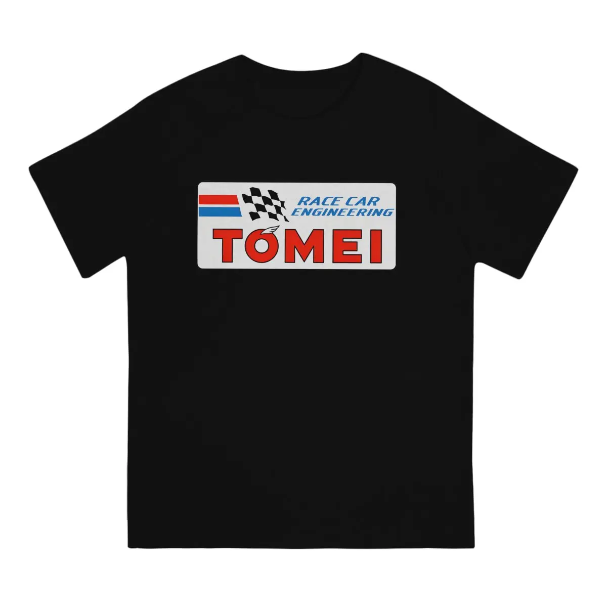 Tomei Vintage 70'S T Shirt for Men Pure Cotton Novelty T-Shirts Crewneck Gran Turismo Game Tees Short Sleeve Clothes Classic