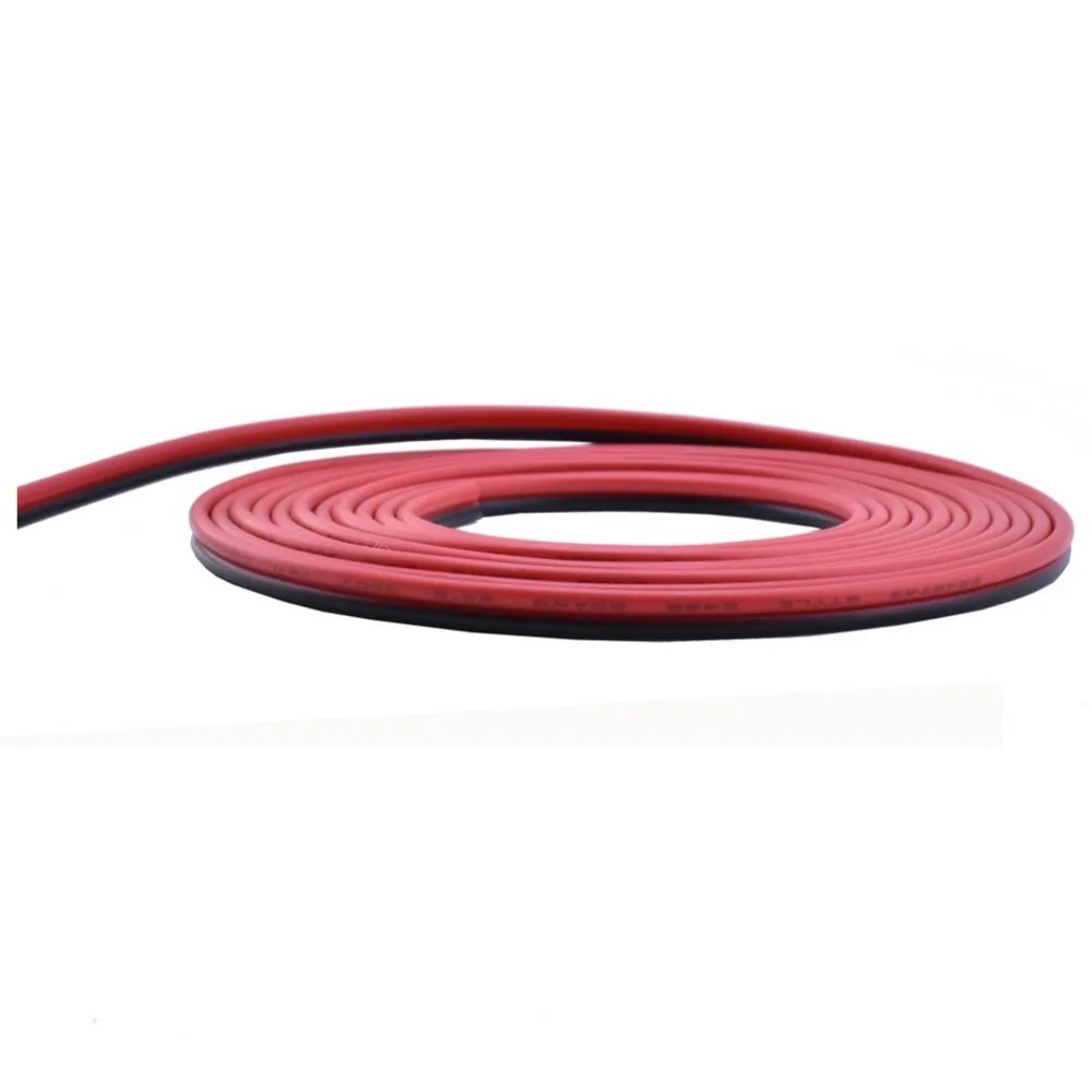 LED 스트립 테이프 스트링 연결용 연장 케이블, 10m 20m 30m 2 핀 20 AWG UL2468 12v 24v, 전선 연결, 2x0.5mm