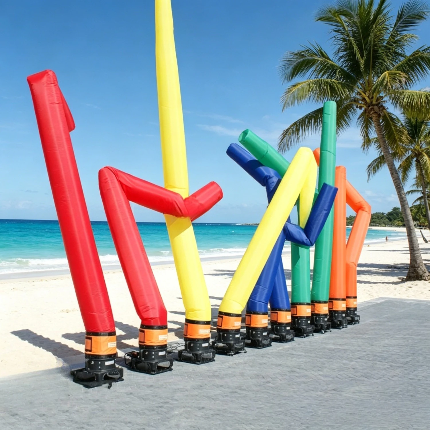 20FT/6M Inflatable Air Dancer Wavy Man Sky Puppet Advertising Tube Man for Outdoor Promotion Event, No Blower Include
