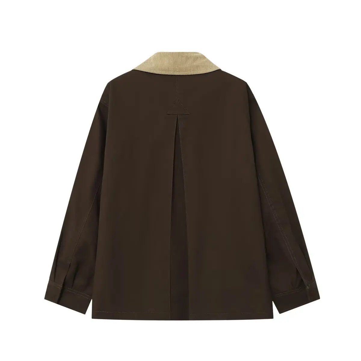 Winter Women's Versatile Loose Contrasting Workwear Versatile Long Sleeved Lapel Jacket Warm Jacket