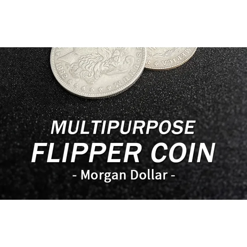 

Multipurpose Flipper Coin (Morgan Dollar) By Oliver Magic Coin Magic Tricks Illusion Close Up Magic Props Accessories Gimmick