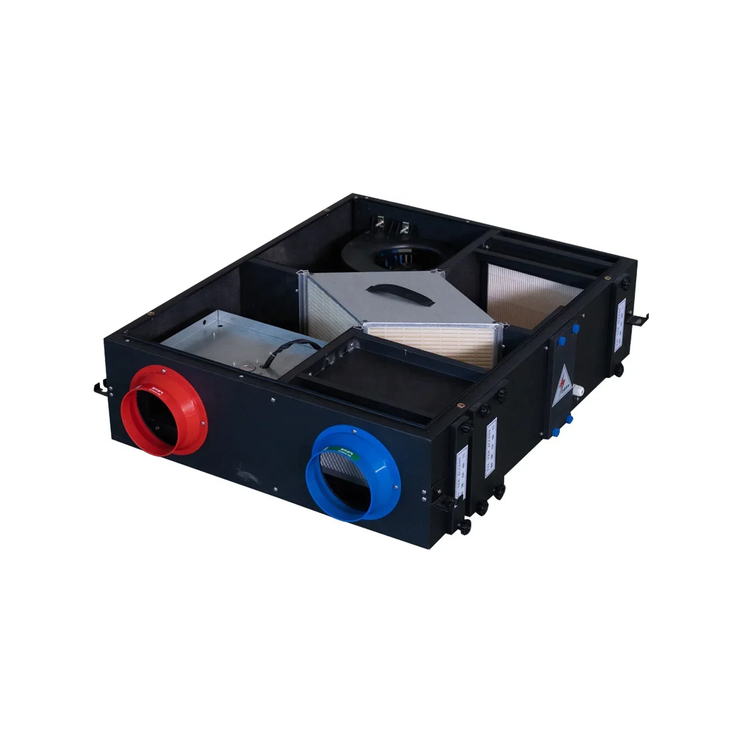 Heat Recovery Ventilation Energy Saving 500m3/h Fresh Air Handling Unit Recuperators Heat Recovery Kit