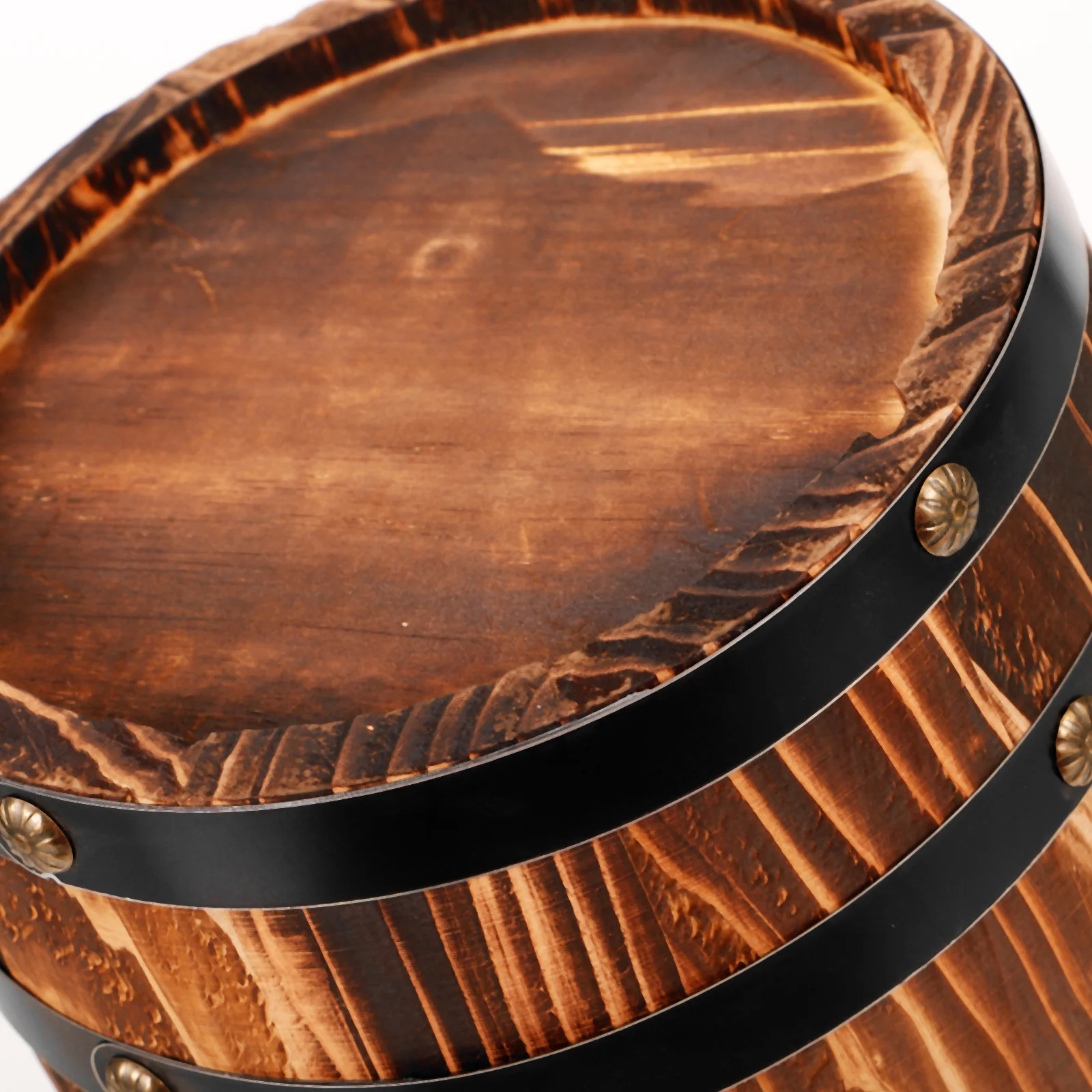 

Деревянная бочка для рукоделия, украшение в винтажном стиле, деревянная бочка для вина ручной работы, декоративный цветочный горшок, домашний бар, садовый декор