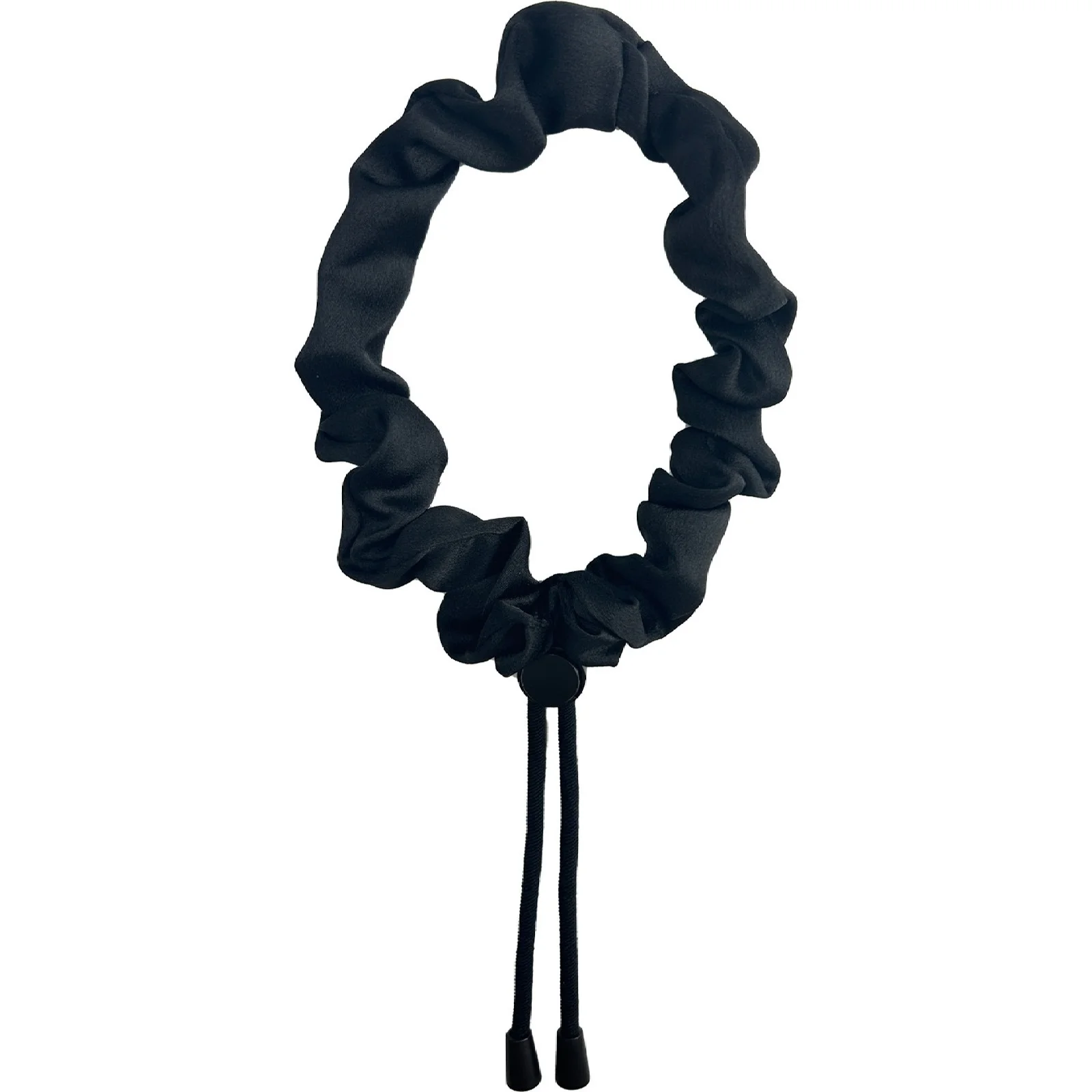 1PC Extra Long Drawstring Satin Hairband Fashion Simulated Silk Premium Adjustable Headpiece African Puff Headband
