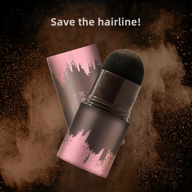 1pcs Waterproof Hairline Powder Naturally Sweat-proof Hair Chalk Black Brown Hair Concealer Root Cover Up Hairline Fluffy Powder