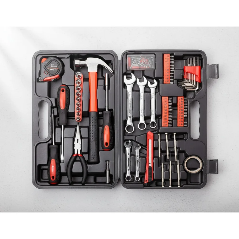 

148-Piece Automotive & Household Tool Set for Car Enthusiasts and DIY Home Repairs