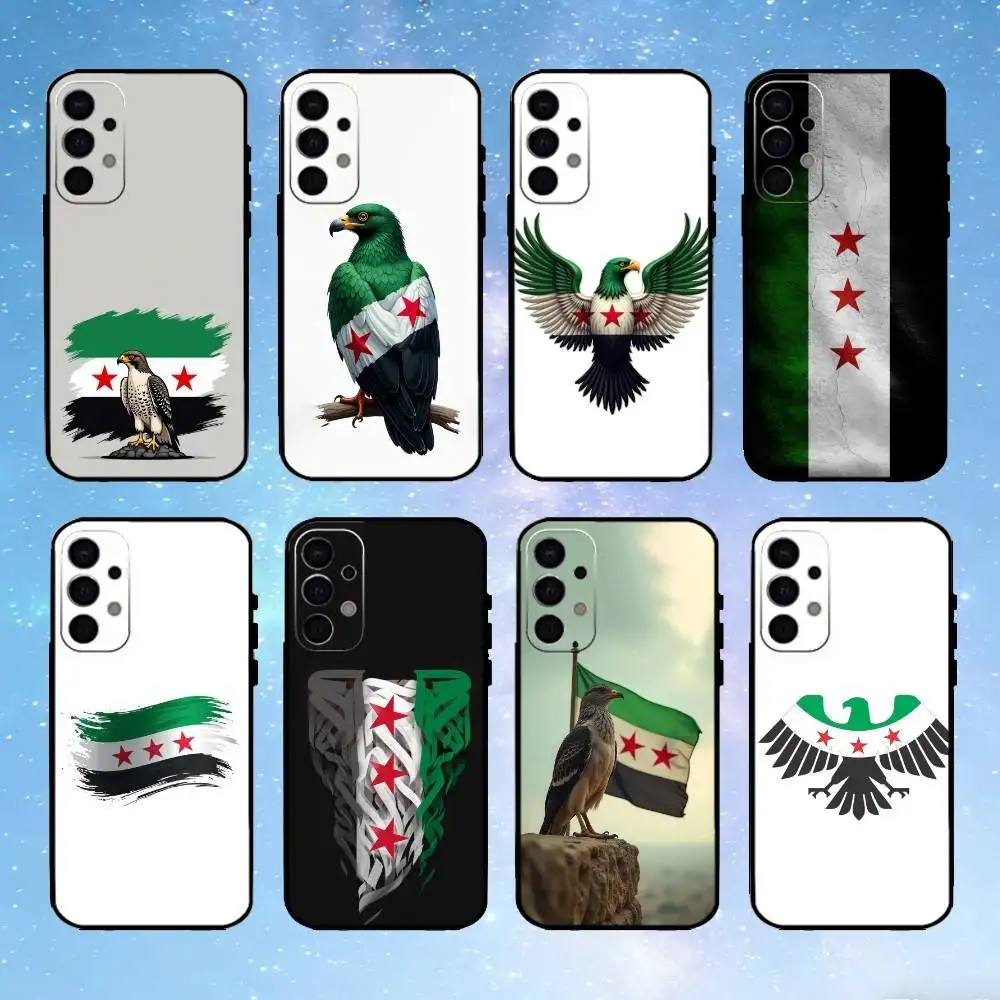 

Syrian Syria Flag Phone Case For Samsung S25,S24,S23,S22,S21,S20,Plus,Fe,Lite,Others Black Cover