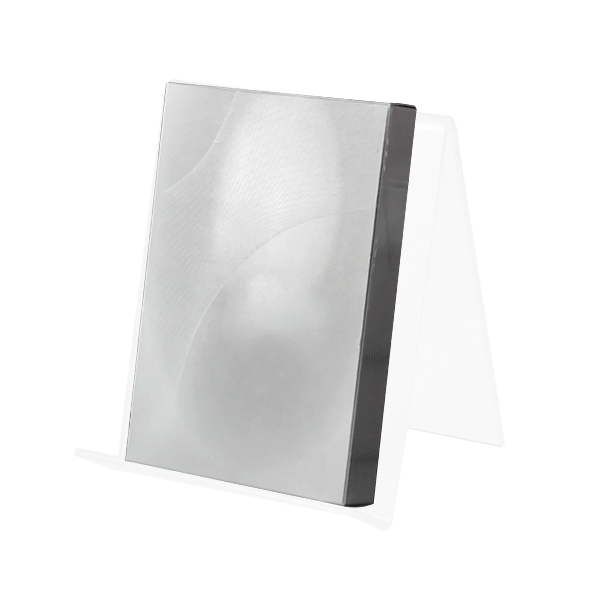 

Acrylic Bookshelf Tabletop Stand Holder Easel Jewelry Clear Display Wallet Tray