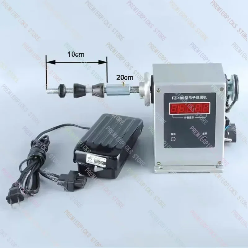 Electric Winding Machine Adjustable Type Semi-Automatic Counting  Tool Industrial High-Speed Winder