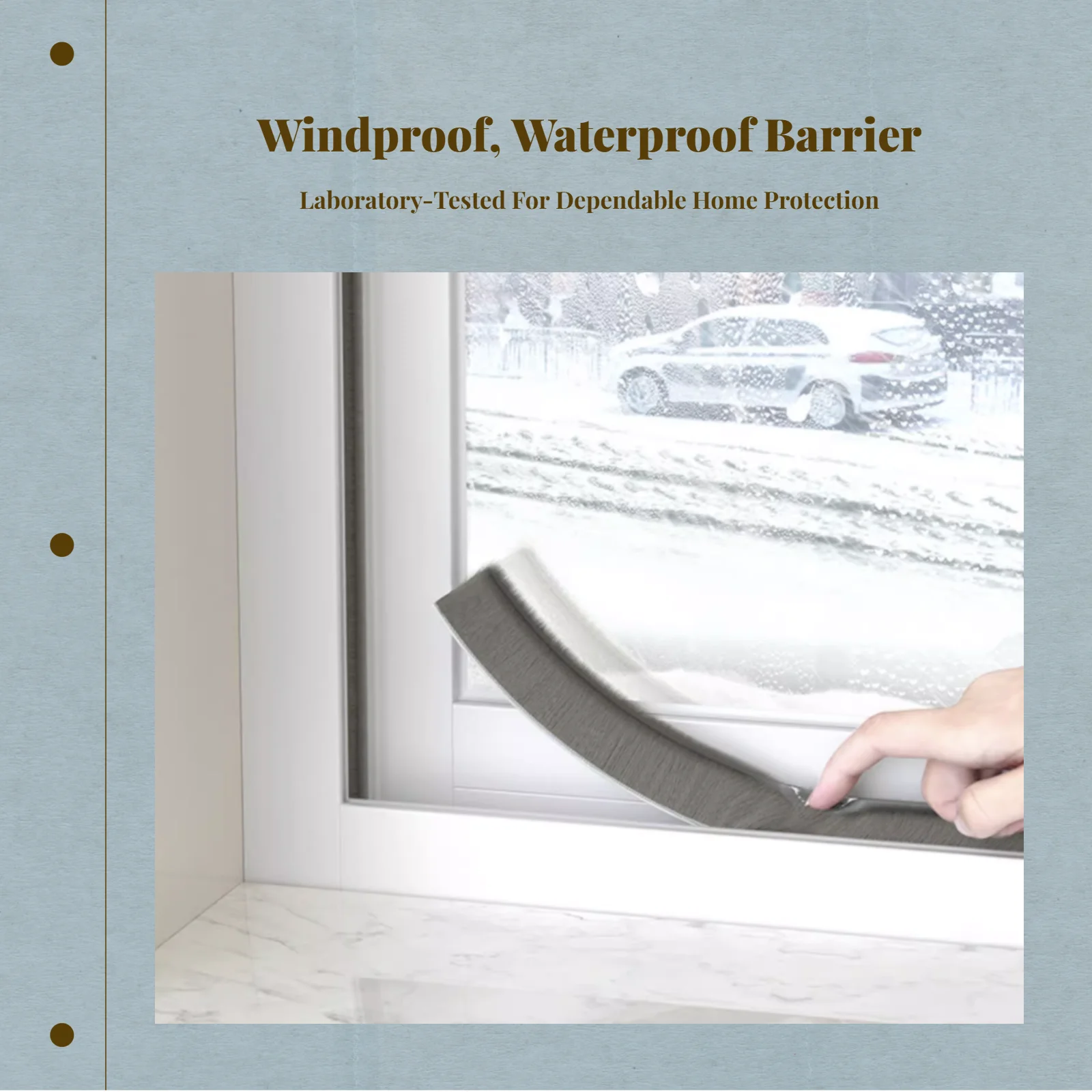 

Weather Stripping, Strong Seal, Easy Installation