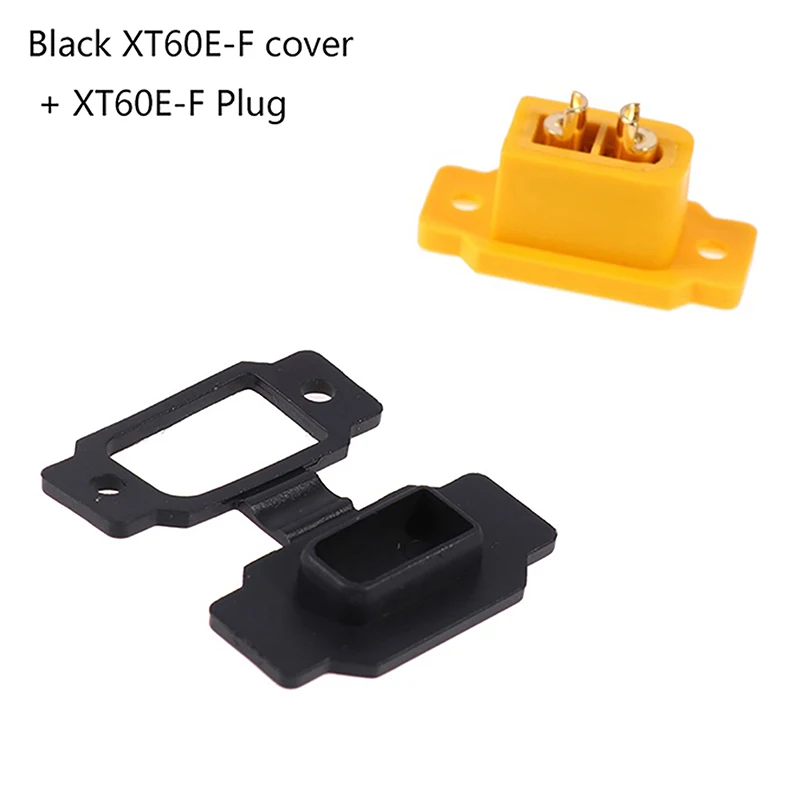 2/4PCS NEW XT60E-F XT60E-M Model Airplane Battery Gold-Plated 30A High Current Fixed Seat Safe Female Plug Connector