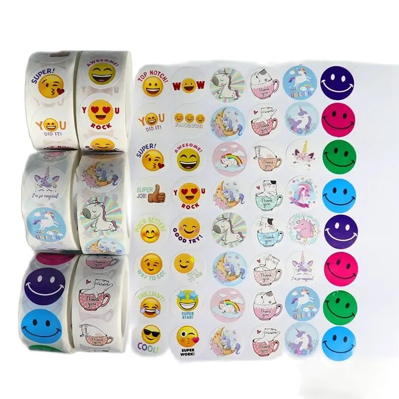 500 Cute Stickers Kawaii Cartton sticker Gift Seal for Christmas DIY Paper Craft Scrapbooking Home decor Supplies