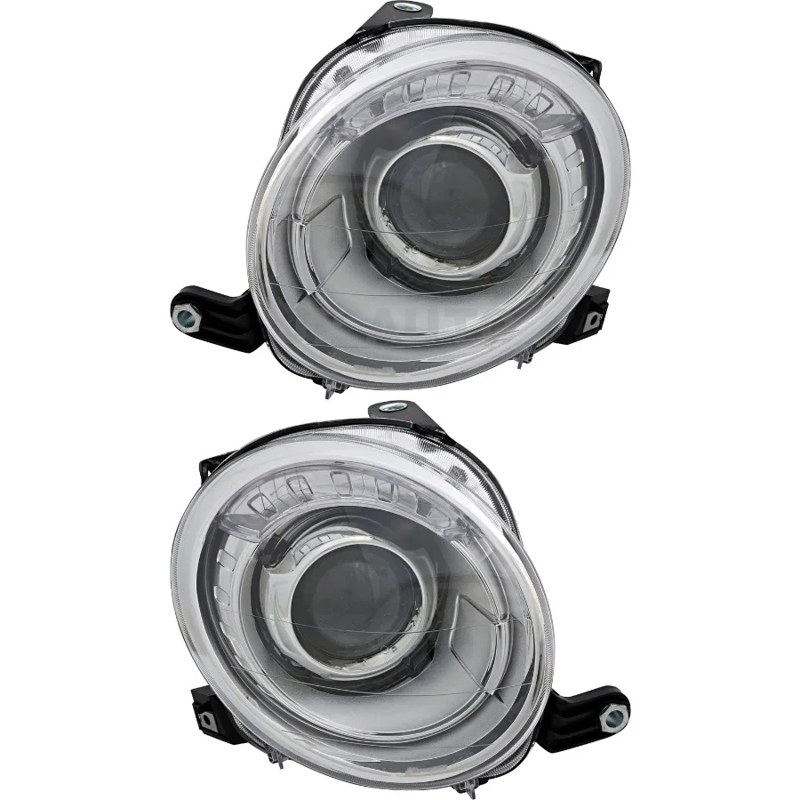 

На 2012-2016 годы Fiat 500 галогенная фара со стороны водителя и пассажира