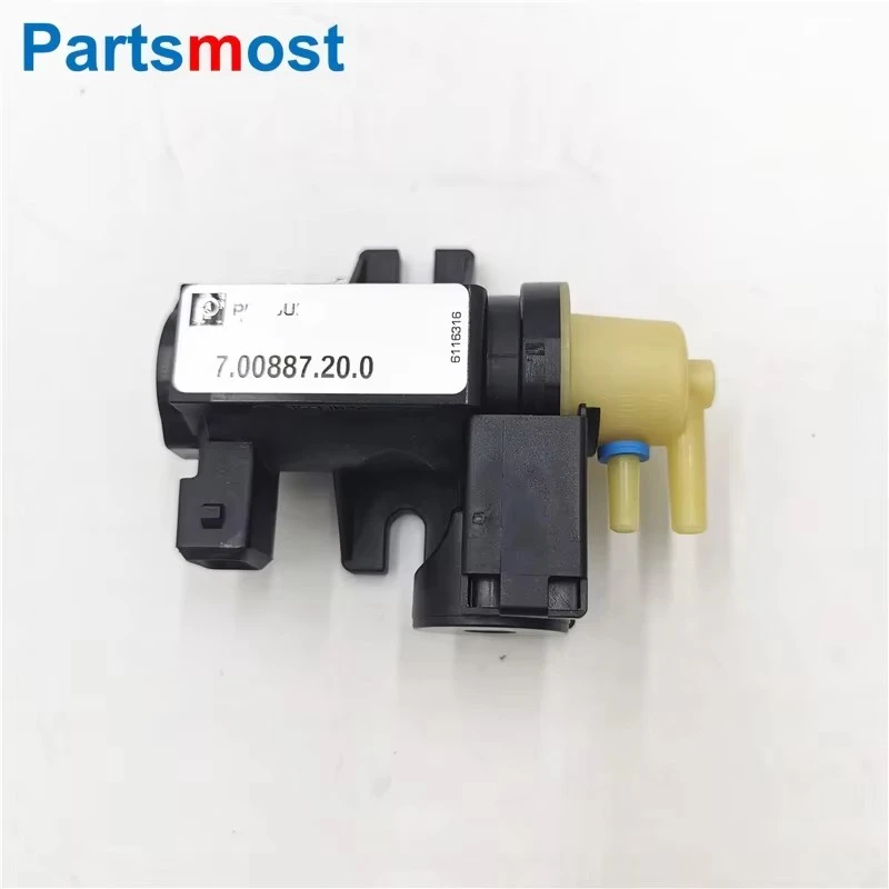 Turbocharger Boost Solenoid Pierburg 7.00887.20.0 for BMW X6 740i 740Li F01 F02 E71 Pressure Transducer 11747595375 11747628987