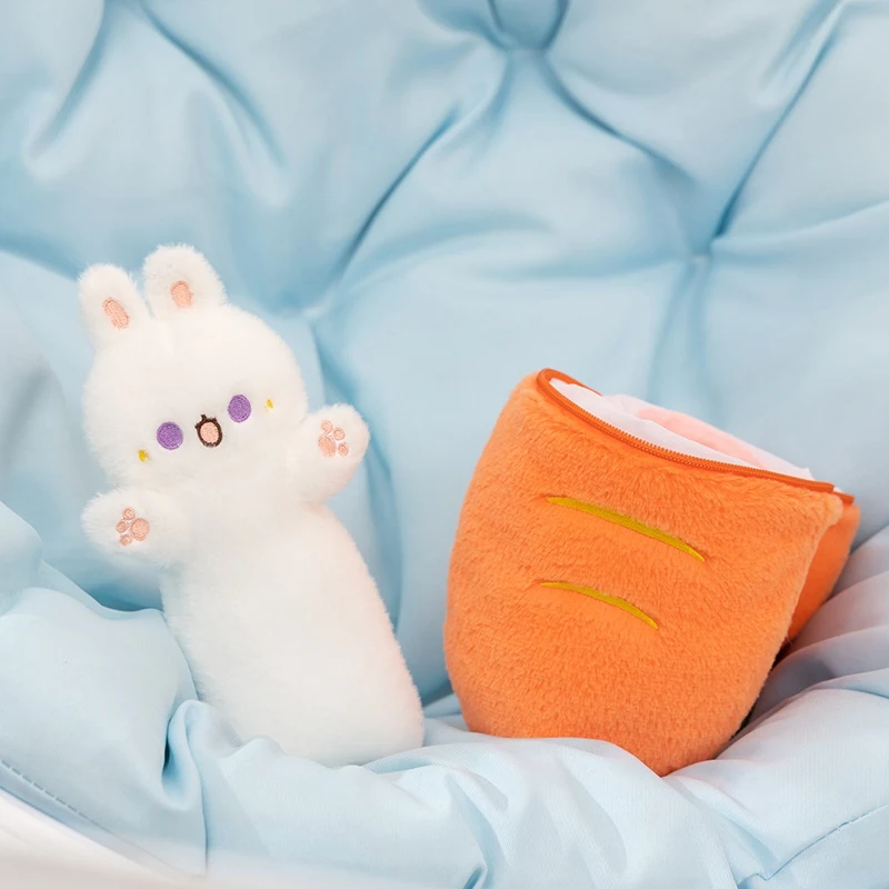 30 cm schattig wortel konijn knuffel set zacht knuffeldier konijn voor kinderen verjaardag kerstcadeau