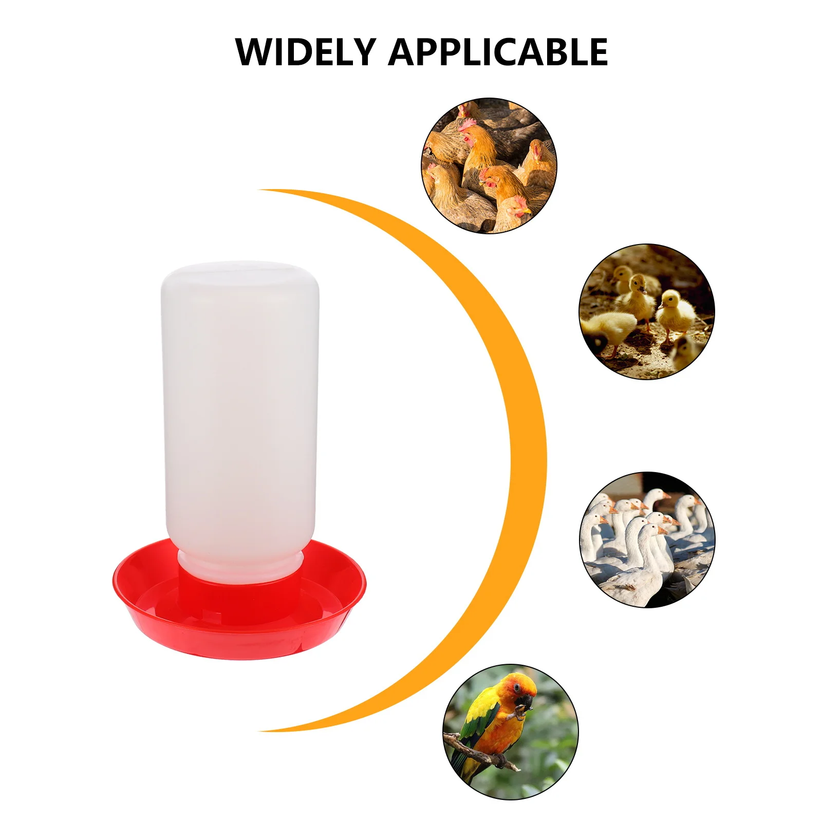 

Automatic Waterer For Chickens Durable Poultry No Assembly Required Smooth Surface Resistant To Pressure Drinker For Birds