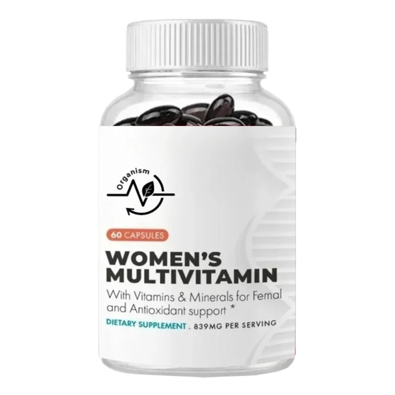 

Women's Multivitamins, Containing Vitamins A, C, D, E, B-6, and B-12, Energy Metabolism, Bone and Immune Support, 60 Capsules