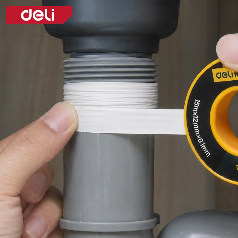 Professional Thread Seal Tape PTFE Thickened Corrosion Resistant Anti Aging Strong Sealing For Pipe Fittings Plumbing Repair Kit