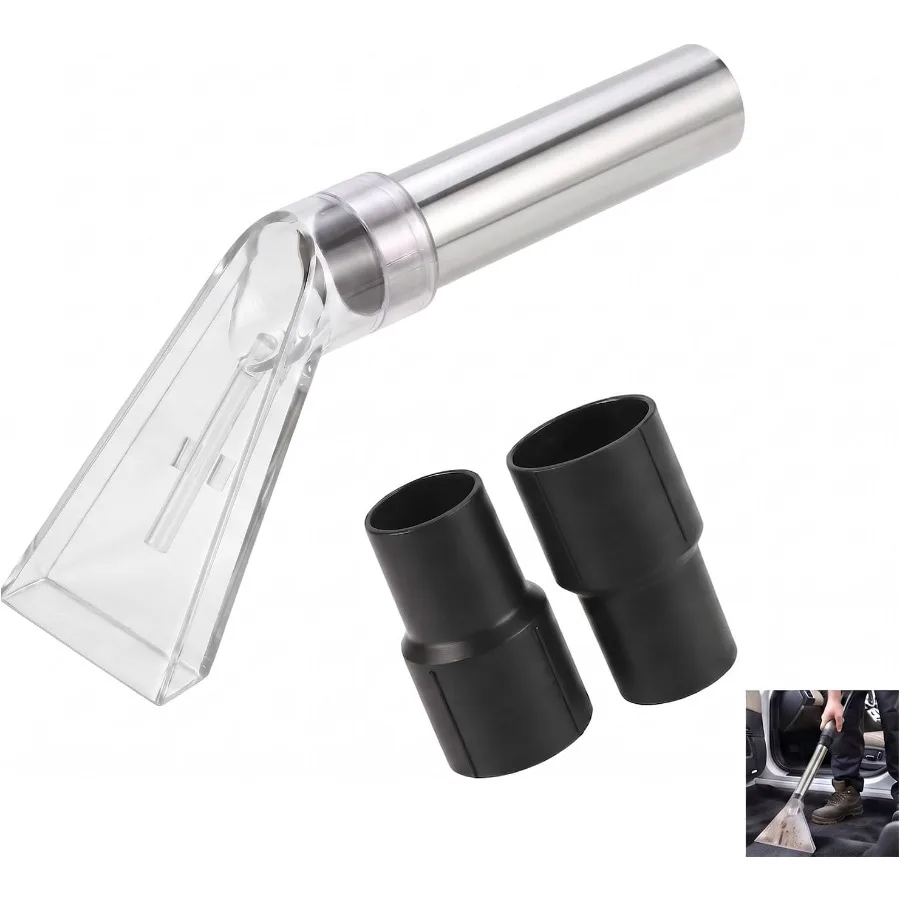 New Vacuum Cleaner Brush Head Swivel Head Floor 38mm Nozzle Transparent Carpet Cleaner Nozzles Adapters Household Cleaning Tool